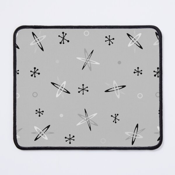 Item preview, Atomic Age Starbursts Gray designed and sold by thepixelgarden.