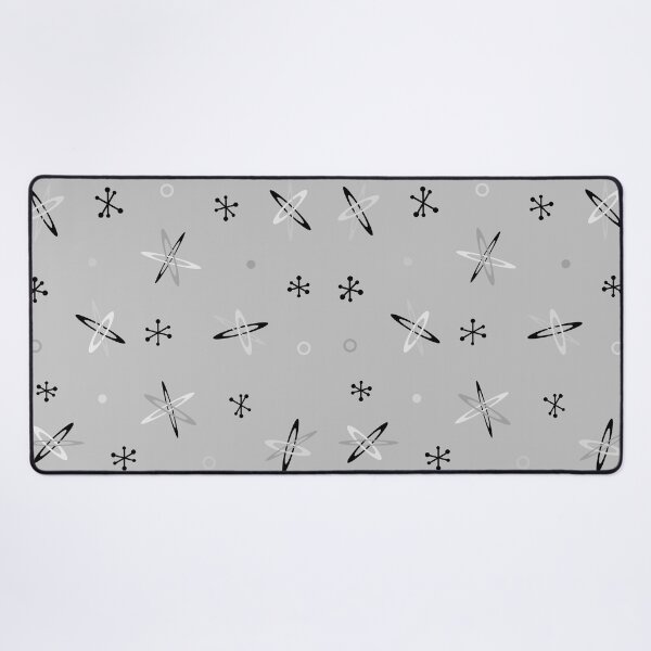 Item preview, Atomic Age Starbursts Gray designed and sold by thepixelgarden.