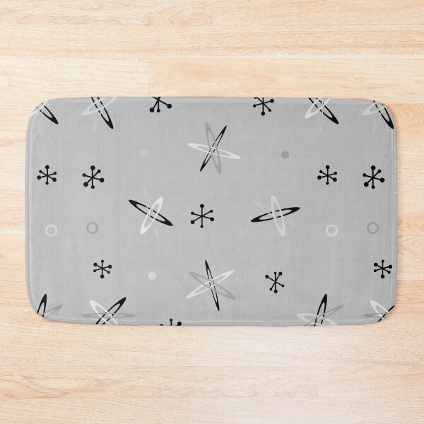 Item preview, Atomic Age Starbursts Gray designed and sold by thepixelgarden.