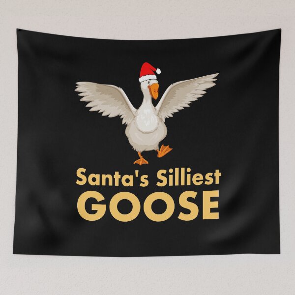 Item preview, Santa's Silliest Goose designed and sold by Mannoucha ⭐⭐⭐⭐⭐ ( 1,978 reviews ).