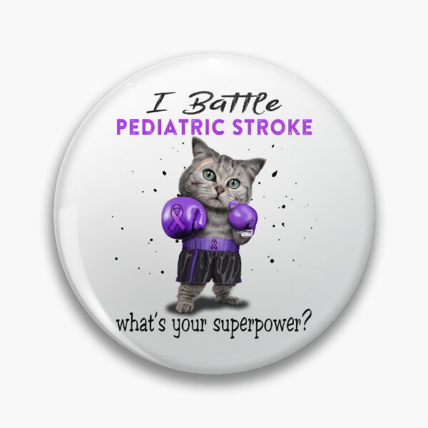 Item preview, Pediatric Stroke Warrior - I Battle Pediatric Stroke What Is Your Superpower? designed and sold by Jennpak.