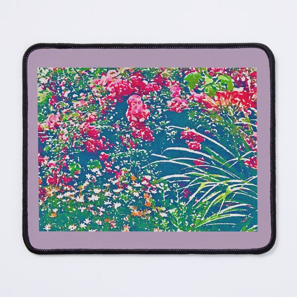 Item preview, Multi Garden print with daisies and roses designed and sold by Susan Gallup.