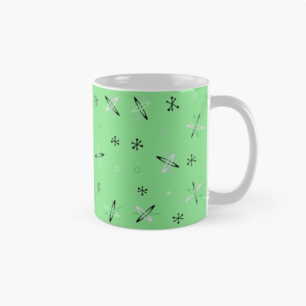 Item preview, Atomic Age Starbursts Green designed and sold by thepixelgarden.