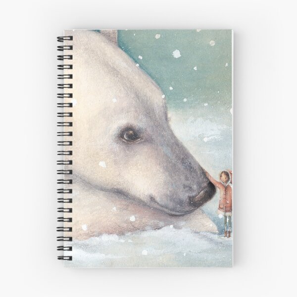 Item preview, Unexpected Giants - Polar Bear and Snow Girl watercolour designed and sold by alllittlethings.