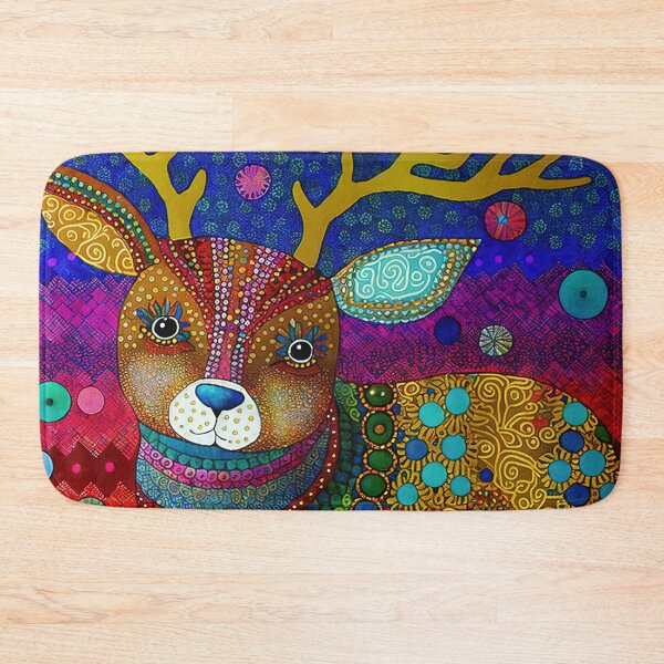 Item preview, Happy Friendly Colorful Reindeer - Juliascutecornr designed and sold by Juliascutecornr.