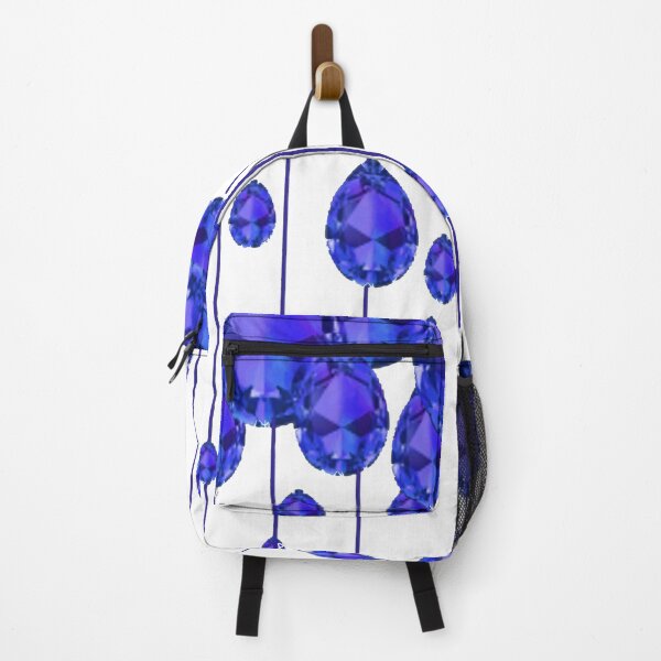 Item preview, BLUE SAPPHIRE SEPTEMBER BIRTHSTONE GEMS WHITE ART designed and sold by sharlesart.