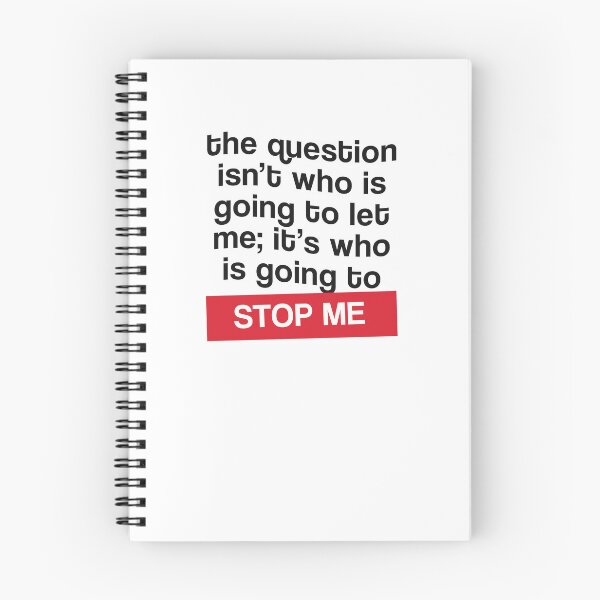 Item preview, The question isn't who is going to let me; it's who is going to STOP ME designed and sold by RobbRY.