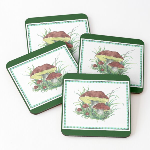 Item preview, Porcini mushrooms in a frame designed and sold by Nonna Mynatt.