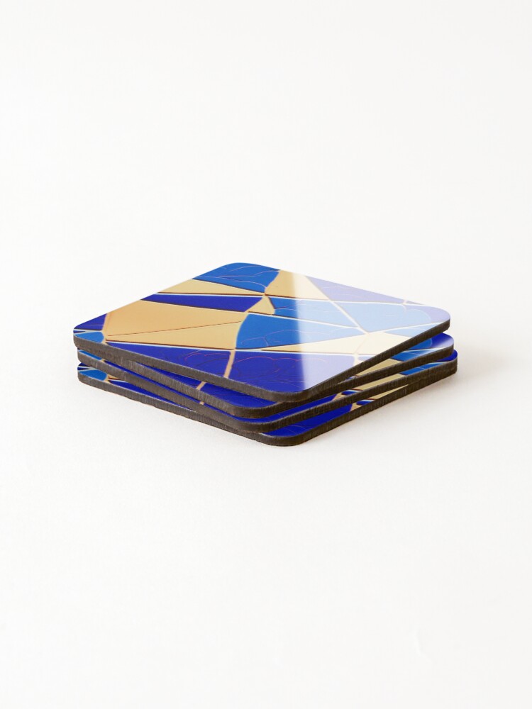 Thumbnail 4 of 5, Coasters (Set of 4), Geometrical Pattern designed and sold by TextureFactory.