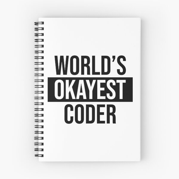 Item preview, World's Okayest Coder designed and sold by Adel Qasem.