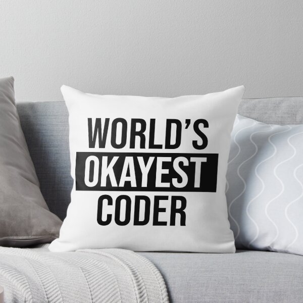Item preview, World's Okayest Coder designed and sold by Adel Qasem.