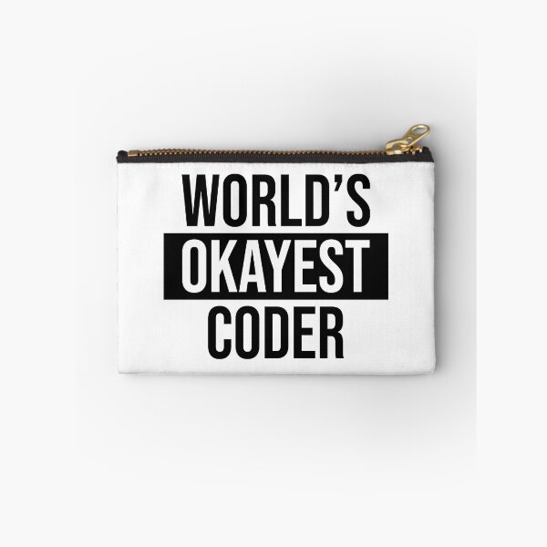 Item preview, World's Okayest Coder designed and sold by Adel Qasem.