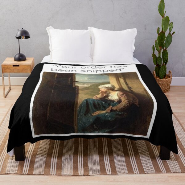Item preview, Your order has been shipped (Long waiting Meme) - Thanksgiving, Christmas And Birthday Party Gift Ideas for Classic Memes Lovers and Fans designed and sold by Memeing Everything.