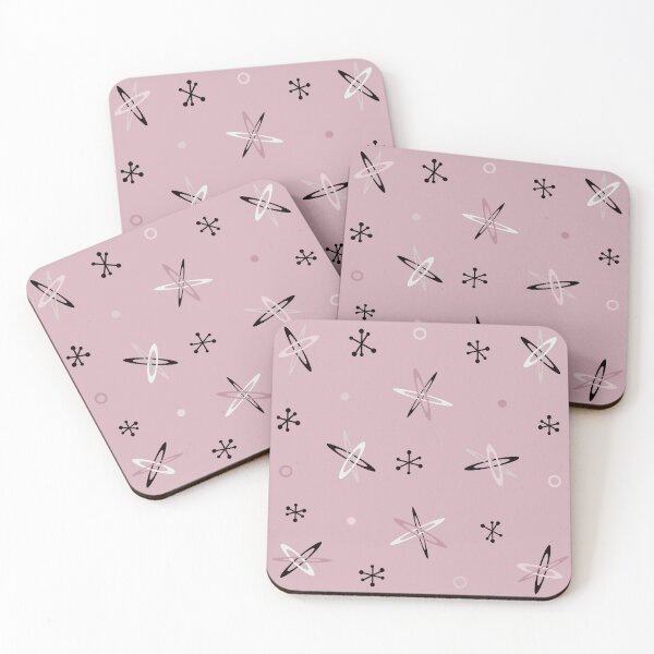 Artikelvorschau, Atomic Age Starbursts Mauve entworfen und verkauft von thepixelgarden.