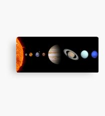 Solar System Canvas Print