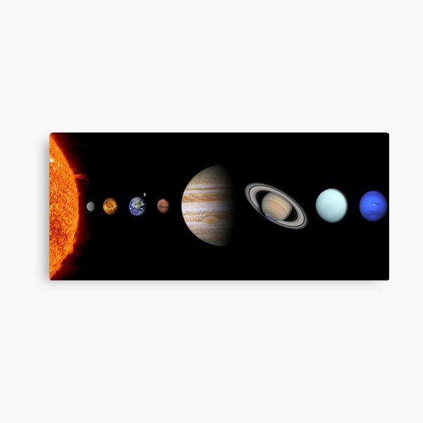 Solar System Canvas Print