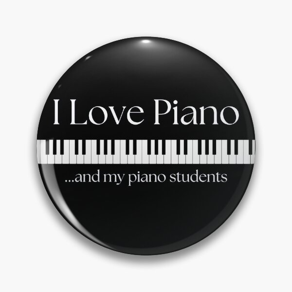 Item preview, Piano teacher "I love piano and my piano students" designed and sold by Hoskins Family Designs.