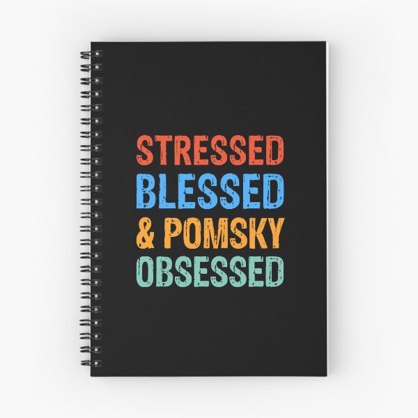 Item preview, Stressed Blessed and Pomsky Obsessed Dog Gift  designed and sold by Guarddogdrive.
