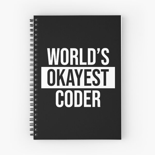 Item preview, World's Okayest Coder designed and sold by Adel Qasem.