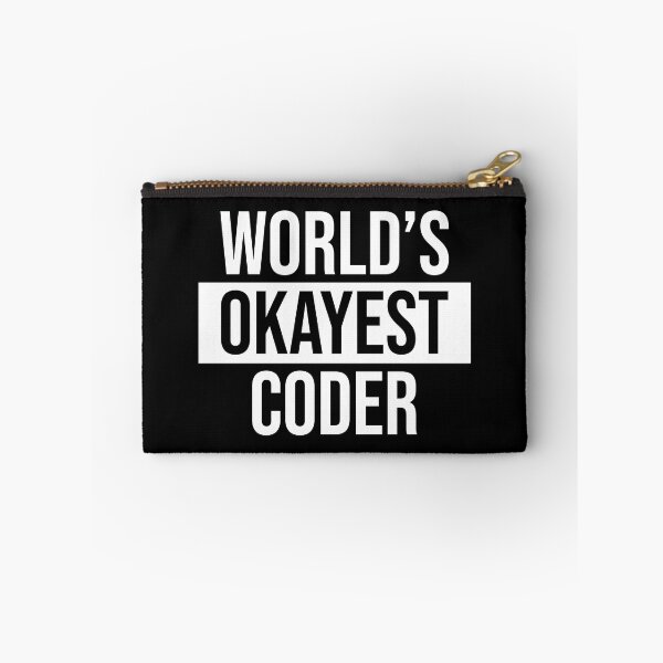 Item preview, World's Okayest Coder designed and sold by Adel Qasem.