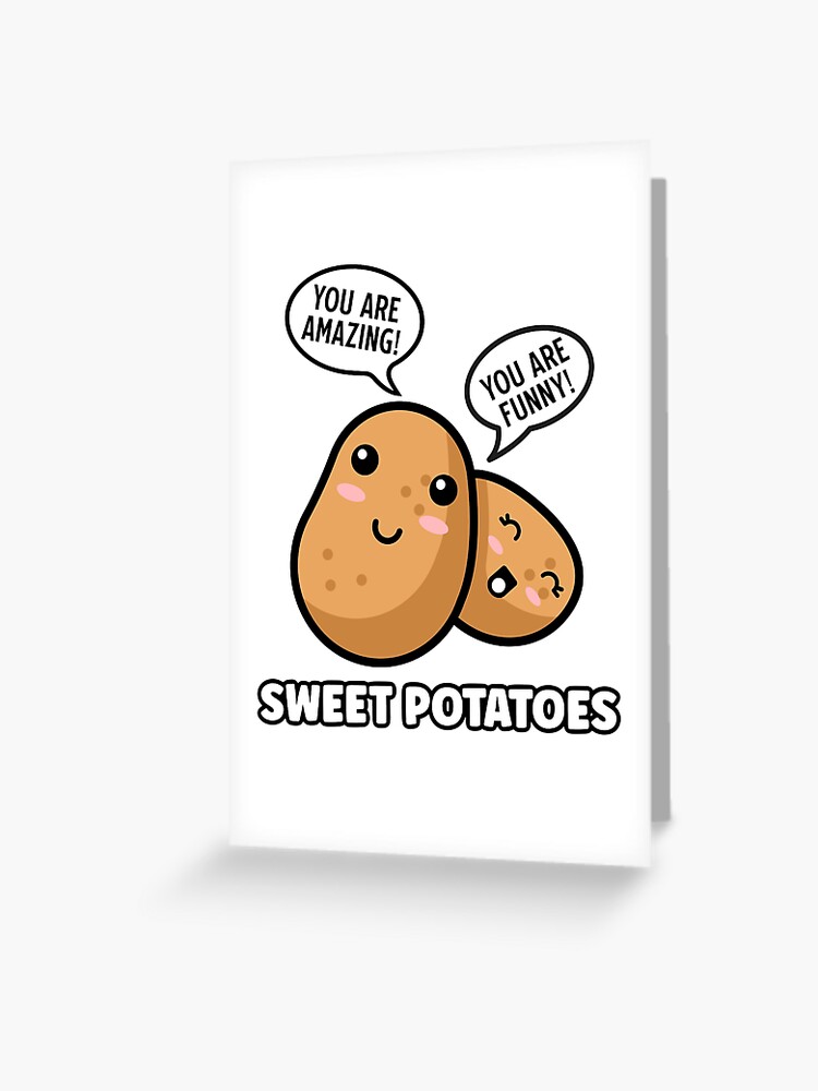 Wee Blue Coo Haters Gonna Hate Potatoes Potate Funny Joke Hipster Birthday Sealed Greeting Card Plus Envelope Blank Inside - View #6