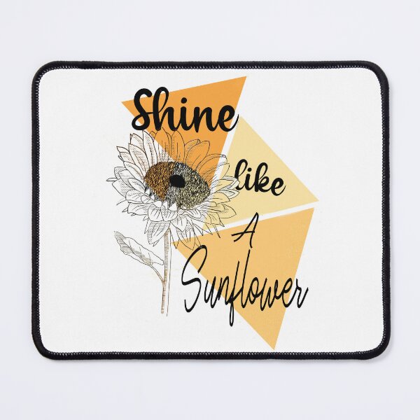 Item preview, Shine Like Sunflower Motivational Quote designed and sold by LilaDiams.