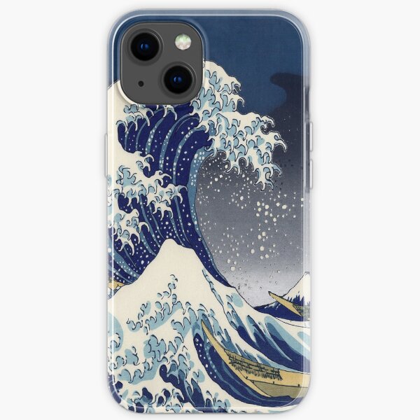 Grande Vague : Nuit de Kanagawa Coque souple iPhone