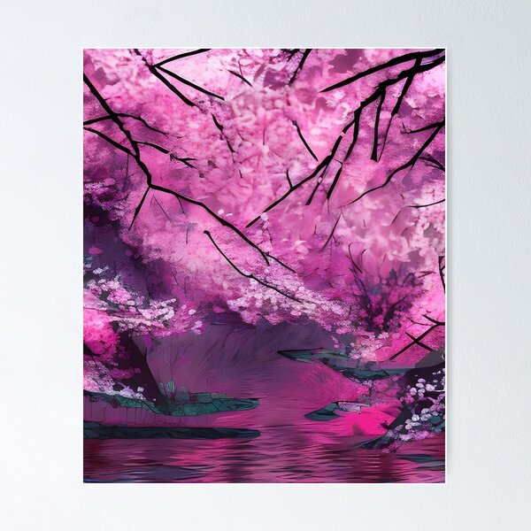 Item preview, Cherry Blossom Wallpaper designed and sold by gramizzia.