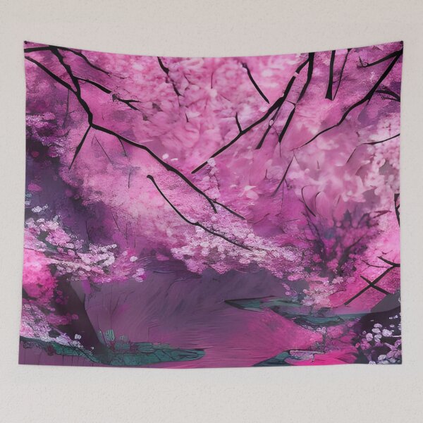 Item preview, Cherry Blossom Wallpaper designed and sold by gramizzia.