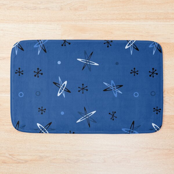 Artikelvorschau, Atomic Age Starbursts Marineblau entworfen und verkauft von thepixelgarden.