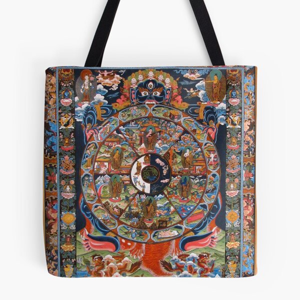 Item preview, Tibetan Buddhist Wheel of Life designed and sold by Tammy Winand Arts.