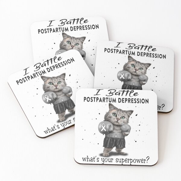 Item preview, Postpartum Depression Warrior - I Battle Postpartum Depression What Is Your Superpower? designed and sold by Jennpak.