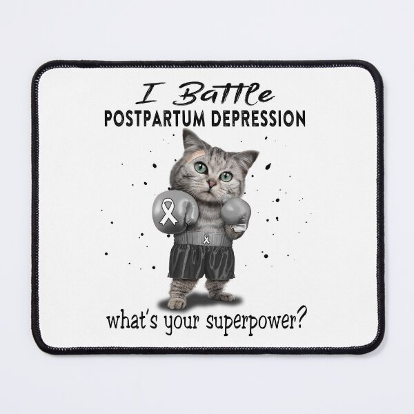Item preview, Postpartum Depression Warrior - I Battle Postpartum Depression What Is Your Superpower? designed and sold by Jennpak.