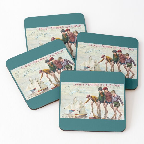 Item preview, 1895 Boys Playing with Pond Yachts designed and sold by historicimage.