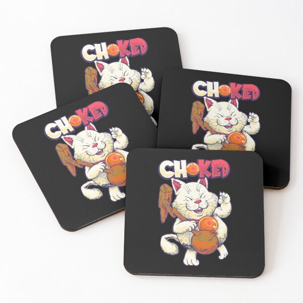 Item preview, Choked Cat Anime Art Design Draw Street Art Graphic Paint Animes designed and sold by BK-Fishing.