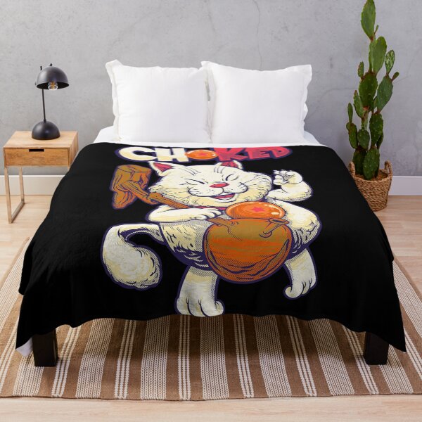 Item preview, Choked Cat Anime Art Design Draw Street Art Graphic Paint Animes designed and sold by BK-Fishing.