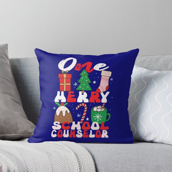 Item preview, One Merry School Counselor Funny Christmas School Counseling Pun designed and sold by SharpThreadZ.