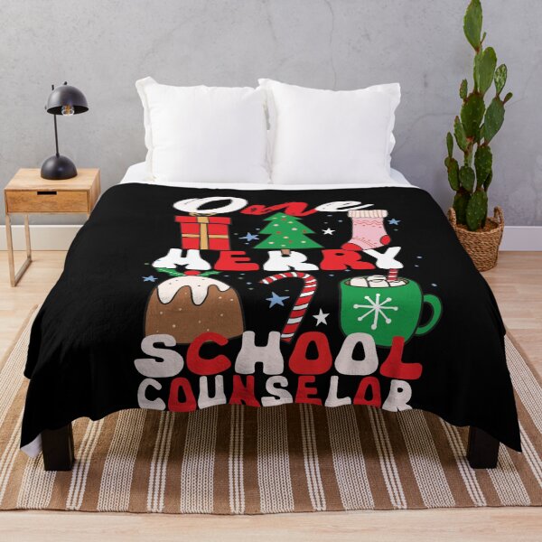 Item preview, One Merry School Counselor Funny Christmas School Counseling Pun designed and sold by SharpThreadZ.