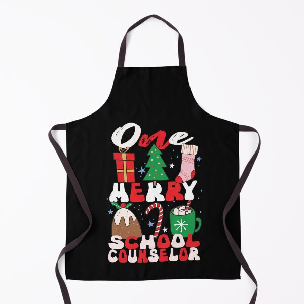 Item preview, One Merry School Counselor Funny Christmas School Counseling Pun designed and sold by SharpThreadZ.