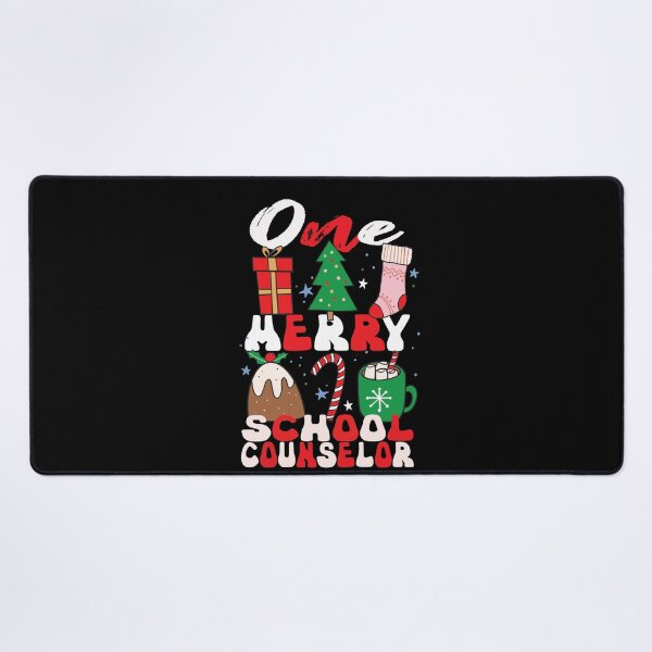 Item preview, One Merry School Counselor Funny Christmas School Counseling Pun designed and sold by SharpThreadZ.