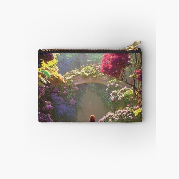 Item preview, Woman On Floral Path To The Mountain designed and sold by BrightC.
