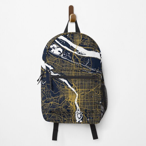 Item preview, Portland City Map of Oregon, USA - Gold Art Deco designed and sold by deMAP.
