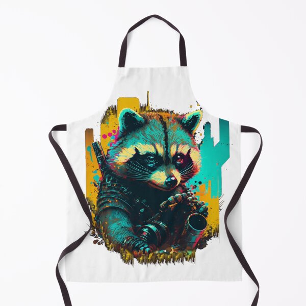 Item preview, Post Apocalyptic racoon designed and sold by Rebelka.