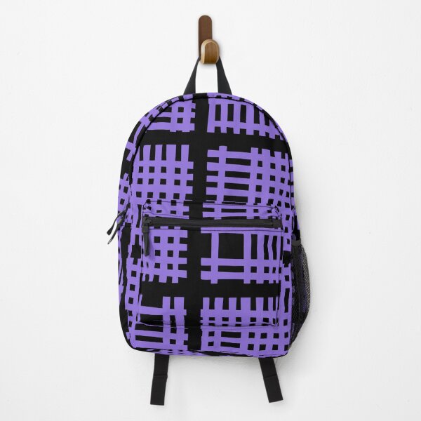 Artikelvorschau, Cross Hatch Patches Pattern Black and Purple entworfen und verkauft von tonymagnerart.