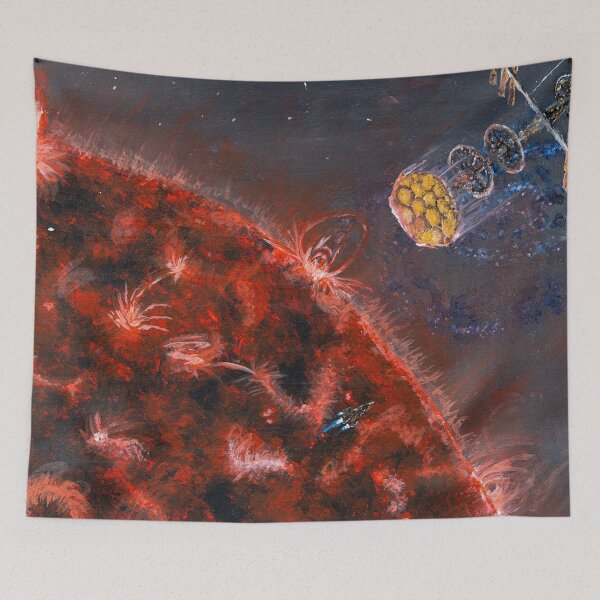 Item preview, spacestation circling the sun designed and sold by Artolote.