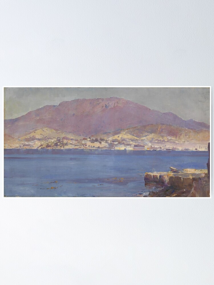 "Tom Roberts Hobart, Tasmania (1920) oil on canvas. High quality