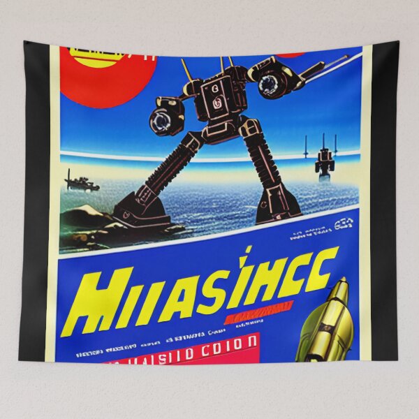 Item preview, Vintage Mech Poster 90s Style designed and sold by BAYFAIRE.