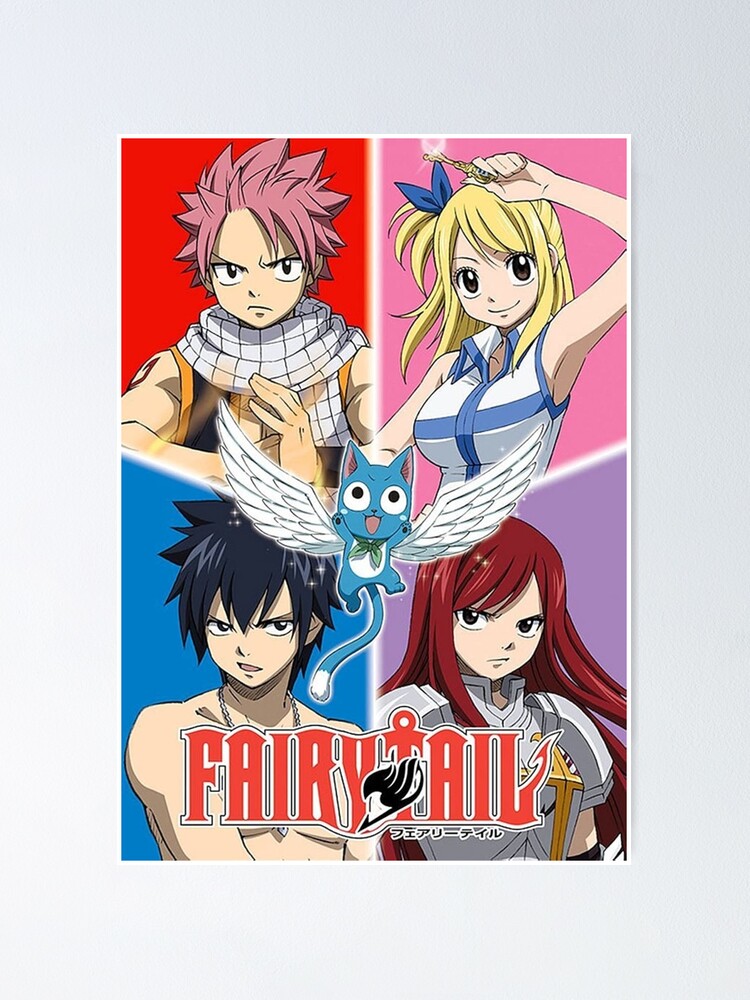 Fairy Tail Characters Anime Poster