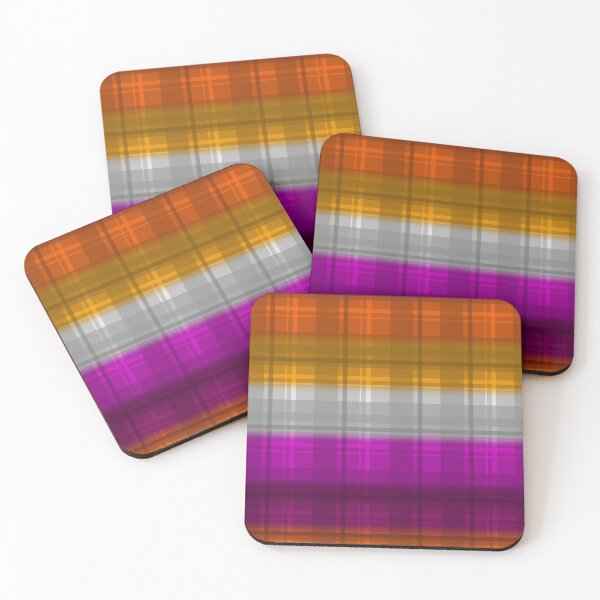 Item preview, Lesbian Pride Plaid designed and sold by RayRayViolet.