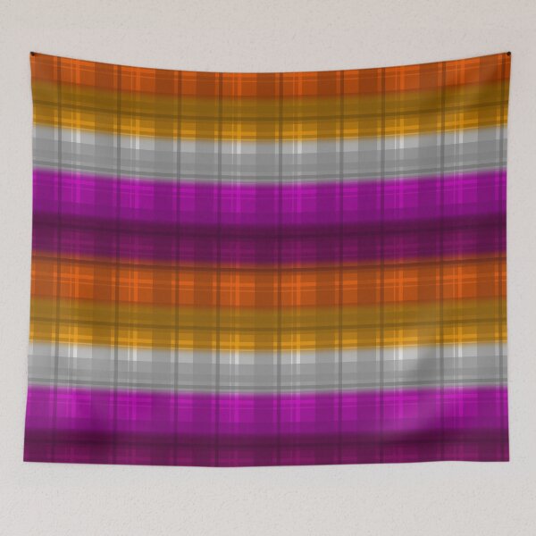 Item preview, Lesbian Pride Plaid designed and sold by RayRayViolet.